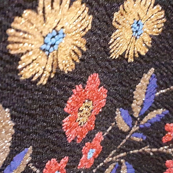 Zara Multi-Colored Embroidered Floral Mini Dress - Picture 5 of 7